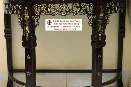 Bàn Bán Nguyệt Khảm Ốc Đẹp