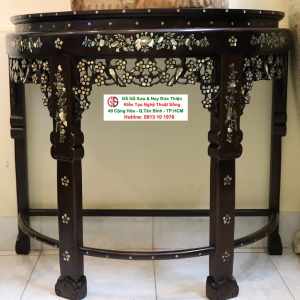 Bàn Bán Nguyệt Khảm Ốc Đẹp