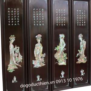 Tranh Tứ Đại Mỹ Nhân 