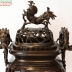 Lư Đồng Đẹp - Bộ Đỉnh Đồng Trúc Hóa Rồng - [[ Cực Đẹp ]] MS02