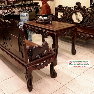 Trường Kỷ Chạm Voi - Độc Đáo Hiếm Lạ
