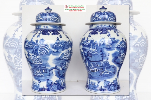 Cặp Chóe Gốm Sứ Đẹp 
