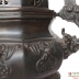 Bộ Lư Đồng Đẹp - Chạm Chữ Thọ - Phúc Ngậm Kim Tiền