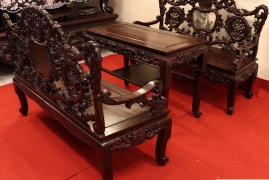 Bộ Bàn Ghế Đoàn Kỷ Mai Cài Chữ Thọ