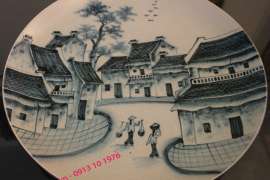 Đĩa Sứ Da Rạn - Phố Cổ