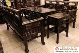Trường Kỷ Huế Vai Lật Khảm Ốc Đẹp - Sang Trọng Và Đẳng Cấp