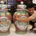 Đôi Chóe Sứ Khảm Tích Khang Hi Niên Chế