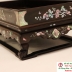 Khay Trà Gỗ Trắc Khảm Sen - Mềm Mại - Tinh Tế