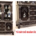 Tủ Bày Đồ Cổ, Tủ Rượu Đẹp Khảm Ốc Sà Cừ