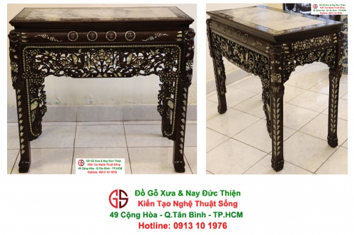 Bàn Mặt Đá Khảm Ốc Đẹp