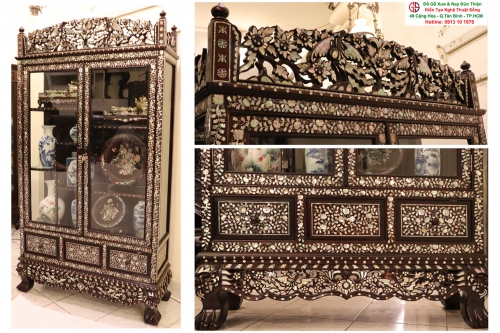 Tủ Bày Đồ Khảm Ốc Đẹp