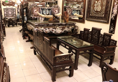 Trường Kỷ Huế Đẹp - Tuyệt Phẩm Chạm Khắc Đỉnh Cao