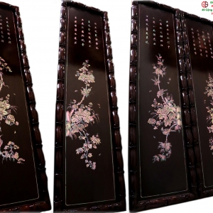 Tranh Tứ Quý Khảm Ốc