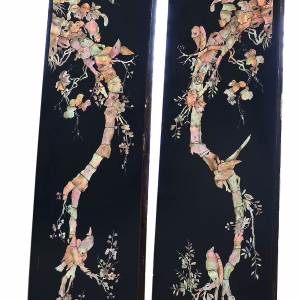 Câu Đối Cổ Xịn Khảm Ốc - Từ Thời Khải Định ( Năm Ất Sửu - 1925 )