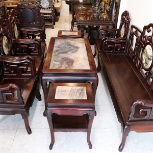 Bộ Bàn Ghế Móc Tàu Gỗ Trắc Quý Hiếm