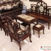 Bộ Bàn Ghế Móc Tàu 6 Món Gỗ Gụ