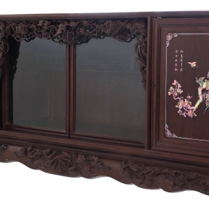Tủ Chè Xưa Khảm Ốc Đẹp - Cảnh Mai Treo