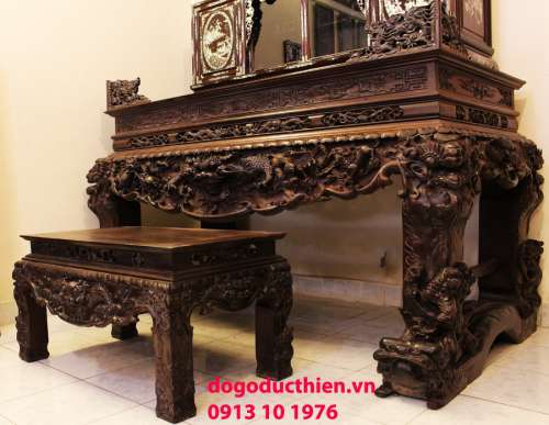 Sập Thờ Bàn Thờ  Gỗ Chạm Đẹp Kinh Điển