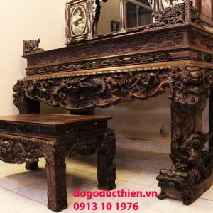 Sập Thờ Bàn Thờ  Gỗ Chạm Đẹp Kinh Điển