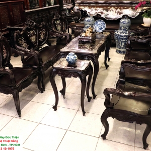Bộ Bàn Louis Khảm Ốc Ba Buồng - Đẹp, Sang Trọng & Đẳng Cấp