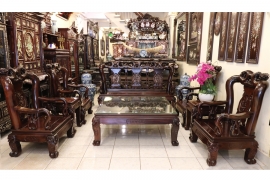 Bộ Bàn Ghế Gỗ Trắc Ta - [[ Siêu Vip - Hàng Hiếm ]]