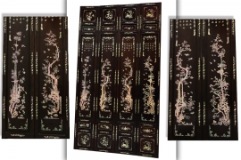 Tranh Tứ Quý Khảm Ốc Đẹp