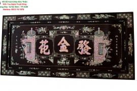 ĐẠI TỰ GỖ CẨN ỐC ĐẸP