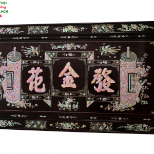 ĐẠI TỰ GỖ CẨN ỐC ĐẸP