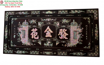 ĐẠI TỰ GỖ CẨN ỐC ĐẸP