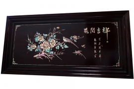 Tranh Gỗ Khảm Ốc Xà Cừ