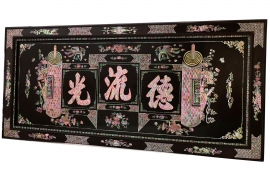 ĐẠI TỰ GỖ GỤ KHẢM ỐC 