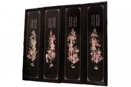 TRANH TỨ BÌNH KHẢM ỐC