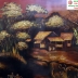 Tranh Sơn Mài Cảnh Đồng Quê