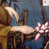 Tranh Sơn Mài Đẹp : Thiếu Nữ Hoa Sen