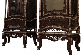 Tủ Bày Đồ Gỗ Gụ Khảm Ốc Đẹp
