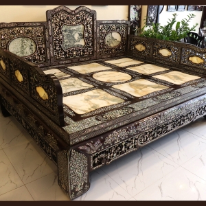 Giường Tam Sơn Khảm Ốc