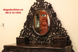 Bàn Trang Điểm Đẹp Kiểu Louis Pháp - Gỗ Gụ