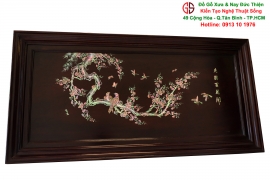 Tranh Khảm Ốc Xà Cừ Đẹp - Vinh Hoa Phú Quý - Uyên Ương Hội Tụ - Phú Quý Bạc Đầu - Quà Tặng Ý Nghĩa