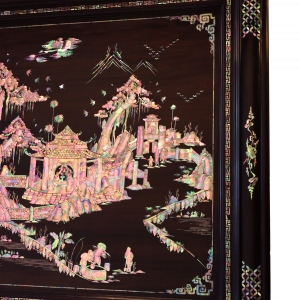 Tranh Khảm Ốc VINH QUY BÁI TỔ