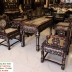 Bộ Bàn Ghế Vách Tàu Khảm Ốc - Gỗ Cẩm Lai 