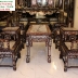 Bộ Bàn Ghế Vách Tàu Khảm Ốc - Gỗ Cẩm Lai 