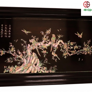 Tranh Khảm Ốc Tích Mai Điểu MS 02