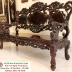 Bộ Ghế Khánh Rồng Gỗ Trắc [[ SẮP TUYỆT CHỦNG ]] - CỰC HIẾM