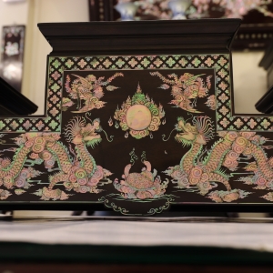 Tam Sơn Khảm Ốc Chạm Tứ Linh