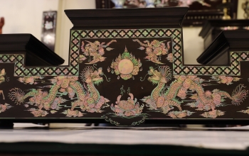 Tam Sơn Khảm Ốc Chạm Tứ Linh