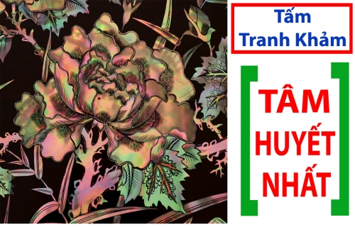 Tranh Khảm Ốc Đẹp: Hoa Khai Kiết Tường ( Phiên Bản Đặc Biệt )