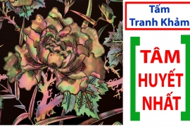 Tranh Khảm Ốc Đẹp: Hoa Khai Kiết Tường ( Phiên Bản Đặc Biệt )