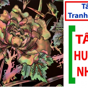 Tranh Khảm Ốc Đẹp: Hoa Khai Kiết Tường ( Phiên Bản Đặc Biệt )