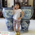Chậu Sứ - Thống Sứ ( Vẽ Tứ Quý ) - Phiên Bản Đặc Biệt