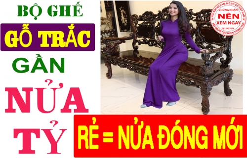 Bộ Ghế Khánh Rồng Gỗ Trắc [[ SẮP TUYỆT CHỦNG ]] - CỰC HIẾM